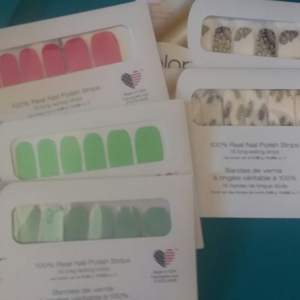 5 set of Color Street Nail Strips one price bundle